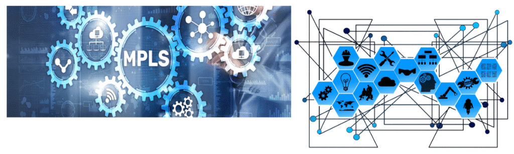 financial services network infrastructure diagram showing multiple provider complexity