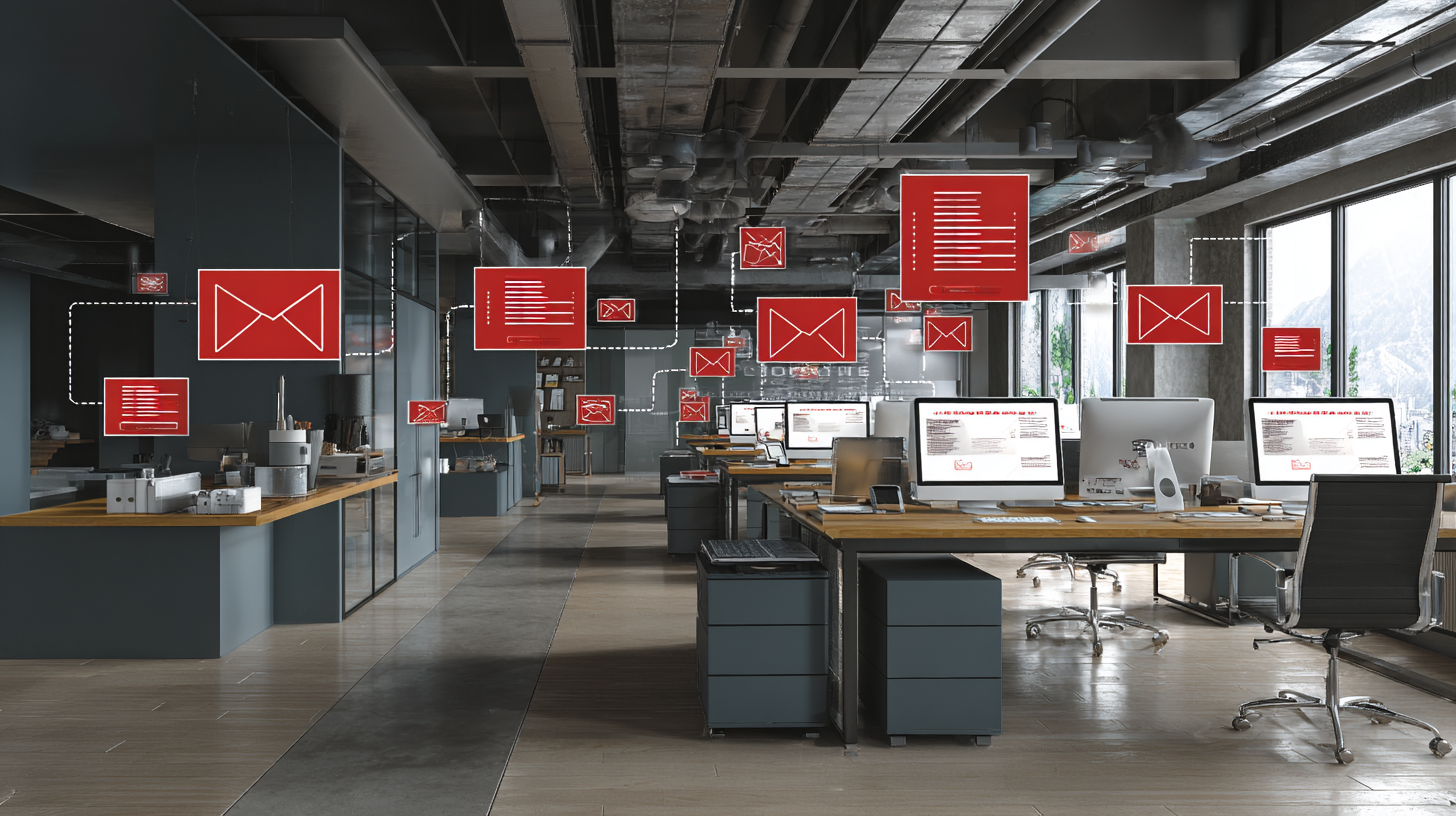 The Follow-Up Problem - Featured - Midjourney - Si Futures Business communication gaps and follow-up failures affecting client relationships in managed IT services