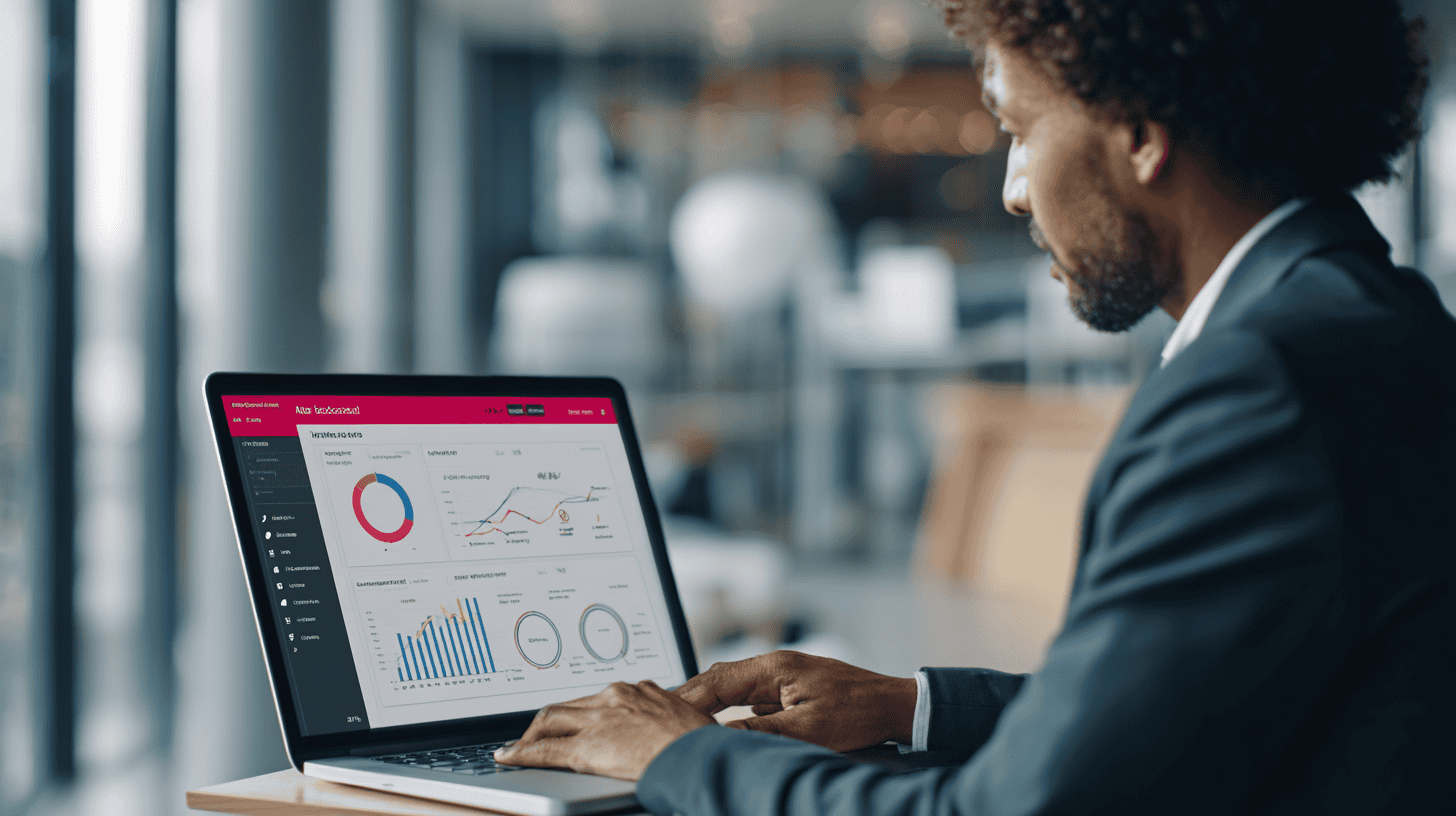 Business owner using free security assessment tools to understand cybersecurity posture without sales pressure